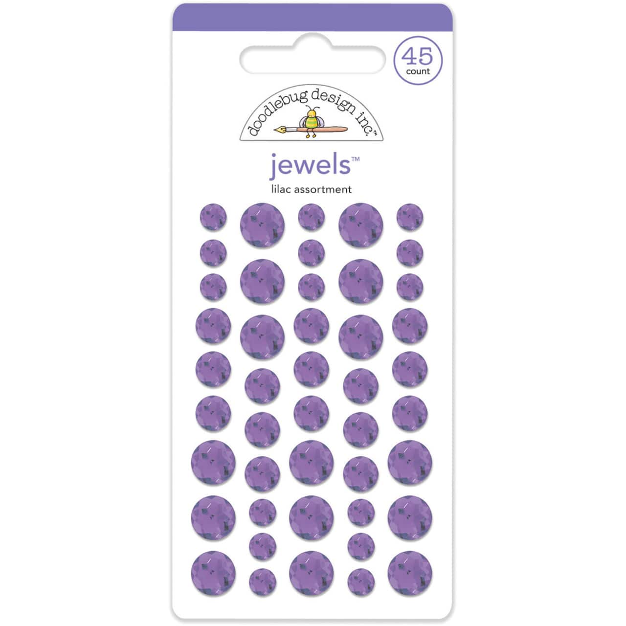 Doodlebug Design Inc.&#x2122; Jewels&#x2122; Adhesive Gems, 45ct.